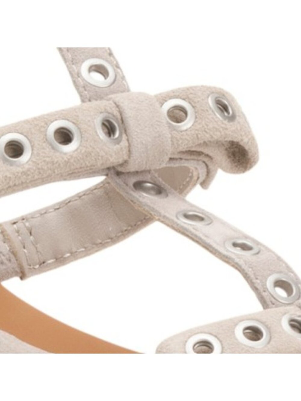 ASH Suede Candy Strappy Studded High Heel Sandals - Picture 2 of 4